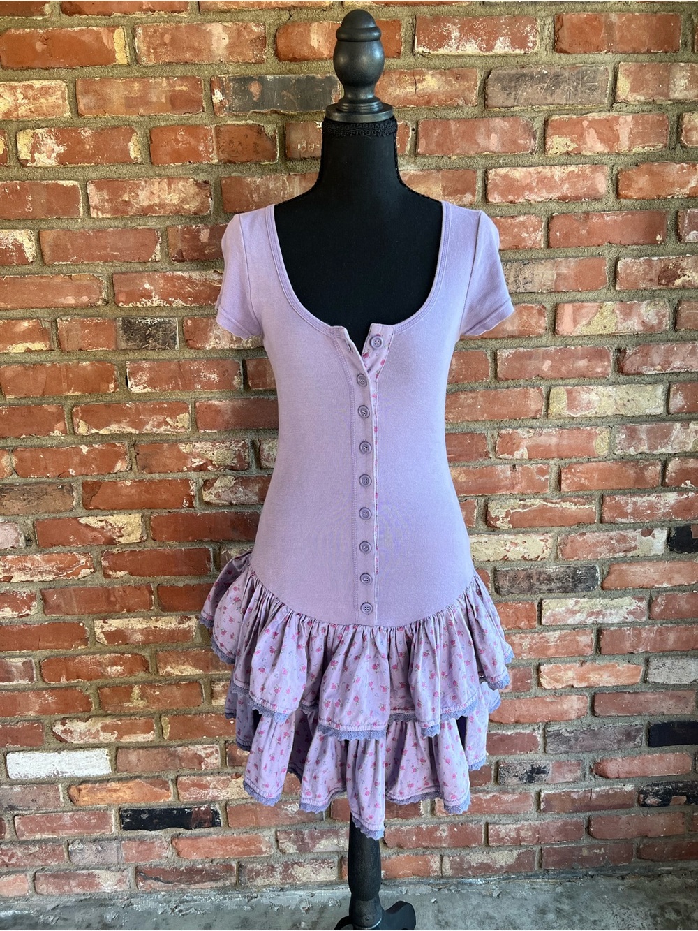 Betsey Johnson Archive Ruffle Mini Dress